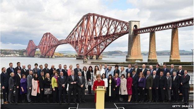 The SNP got 56 MPs at the election