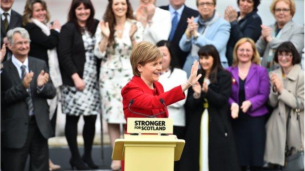 Nicola Sturgeon said Scotland's voice would be heard louder than before