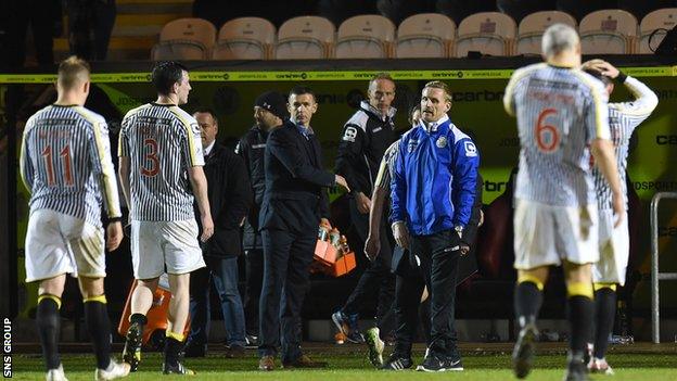 St Mirren will play in the Championship next season