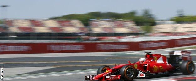 Ferrari's Sebastian Vettel