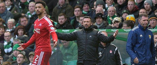 Aberdeen manager Derek McInnes