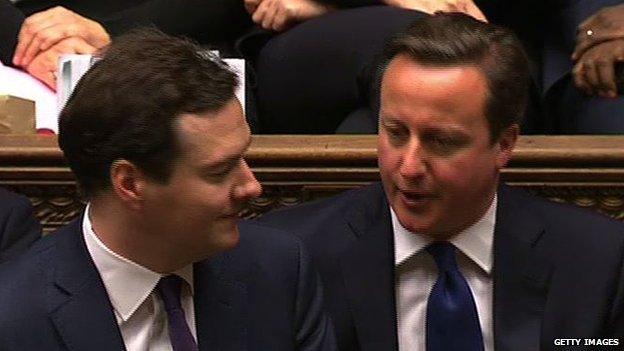 George Osborne and David Cameron