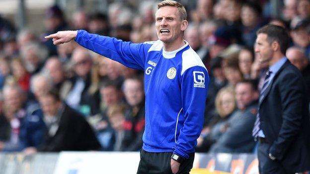 St Mirren manager Gary Teale