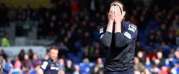 Ross County's Jackson Irvine rues a missed chance