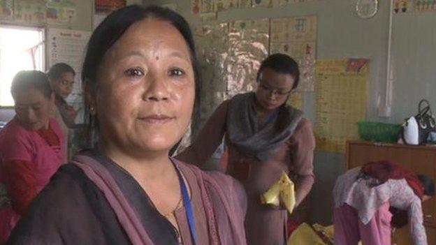 Headteacher Anita Shrestha