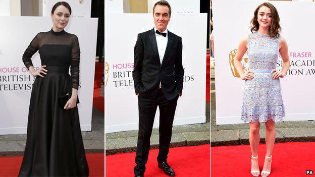 Keeley Hawes, James Nesbitt and Maisie Williams