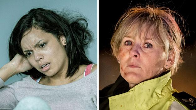 Georgina Campbell and Sarah Lancashire