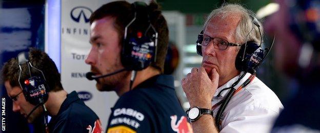 Helmut Marko Red Bull's motorsport adviser