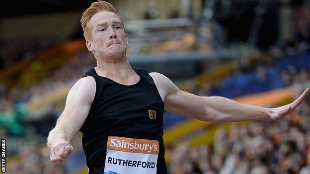 Long jumper Greg Rutherford