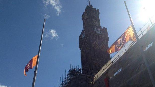 Bradford City Hall clock