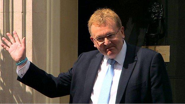 David Mundell at Downing Street