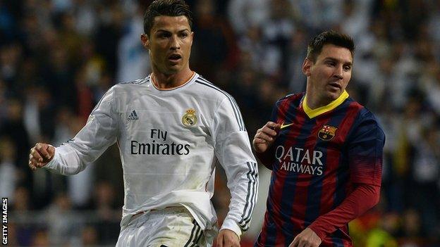 Cristiano Ronaldo and Lionel Messi