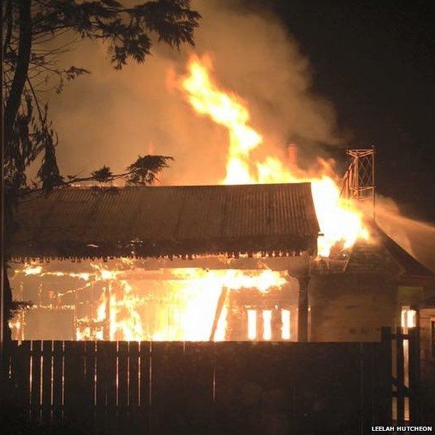 Fire at Old Royal Station