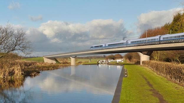 Illustration of HS2