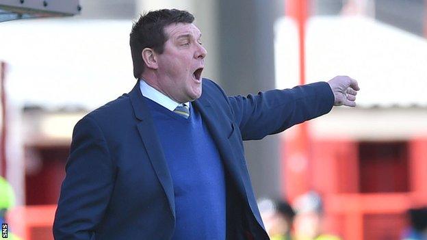 St Johnstone manager Tommy Wright