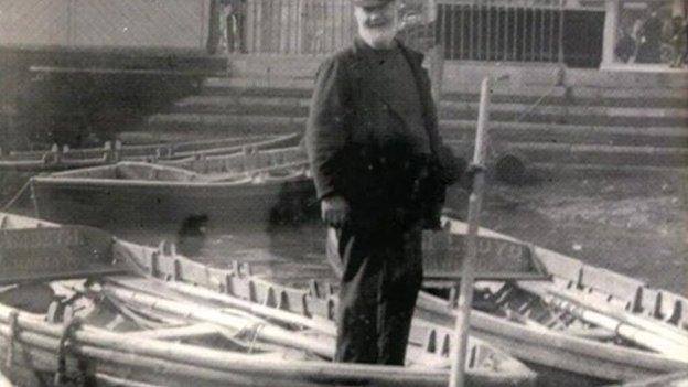 Gosport Ferry rowing boat