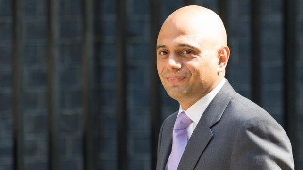 Business Secretary Sajid Javid