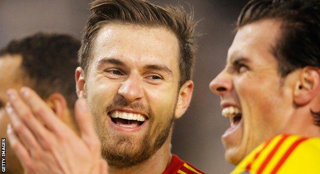 Aaron Ramsey and Gareth Bale