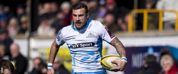 Glasgow Warriors winger Rory Hughes