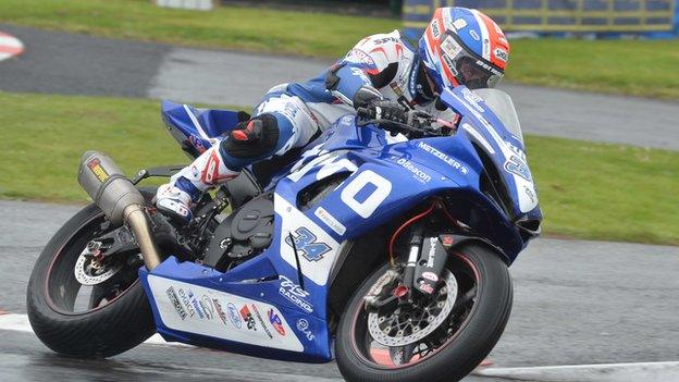 Alastair Seeley is fastest in three of the four qualifying sessions at NW 200 practice