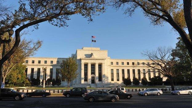 The Federal Reserve Building in Washington DC
