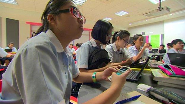 Singapore students