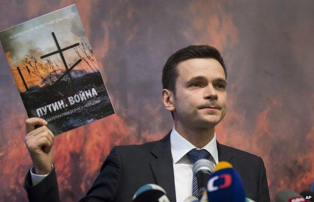 Ilya Yashin with the report: Putin. War