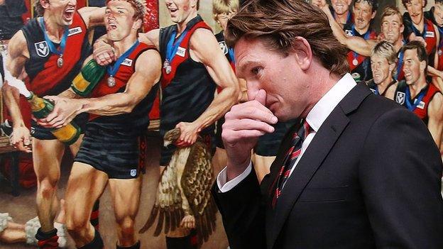 Essendon coach James Hird