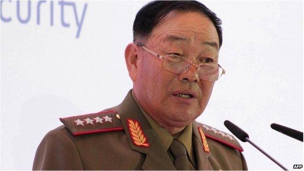 North Korean Defence Minister Hyon Yong-chol (file image)