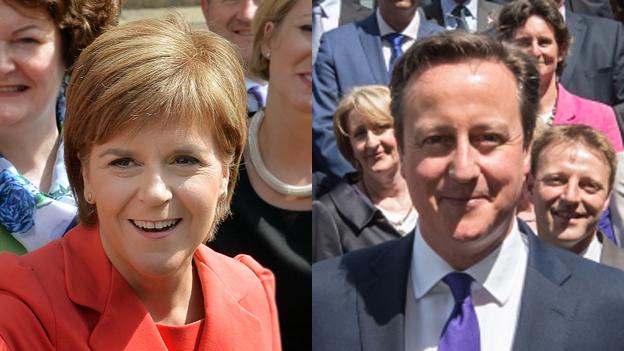 nicola strugeon and david cameron