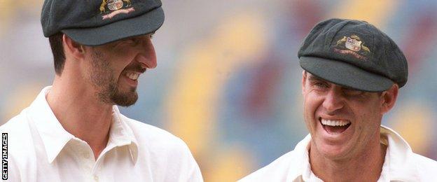 Jason Gillespie & Matthew Hayden