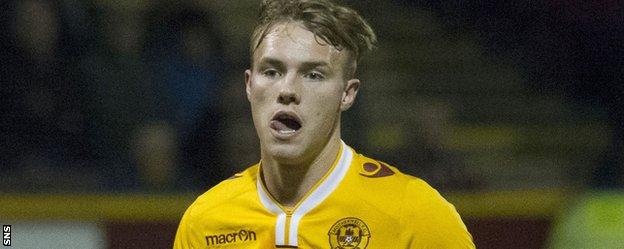 Motherwell striker Lee Erwin