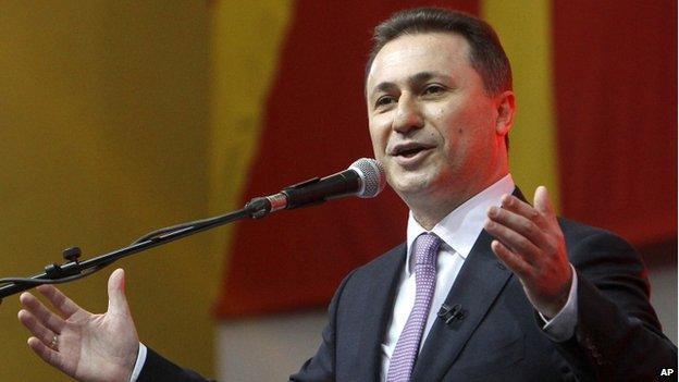 Macedonian Prime Minister Nikola Gruevski