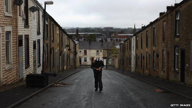 unemployed man in Accrington