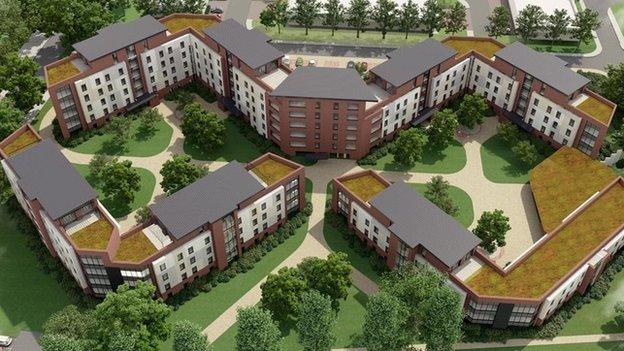 Cottingham Road Campus student halls development