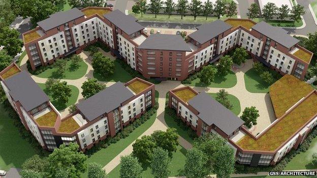 Cottingham Road Campus student halls development