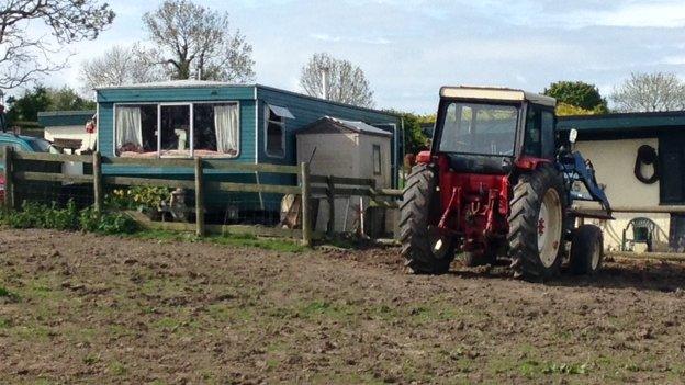 Beryl Larkin's caravan