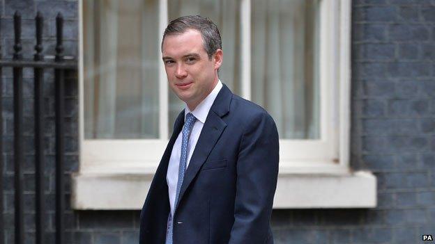 James Wharton arrives in Downing Street