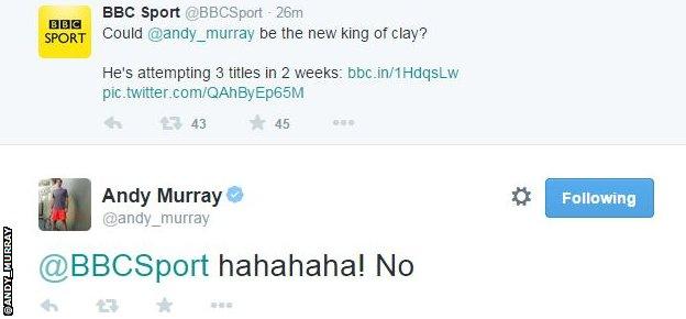 Andy Murray on Twitter