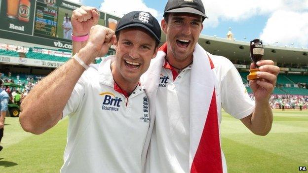 Andrew Strauss and Kevin Pietersen