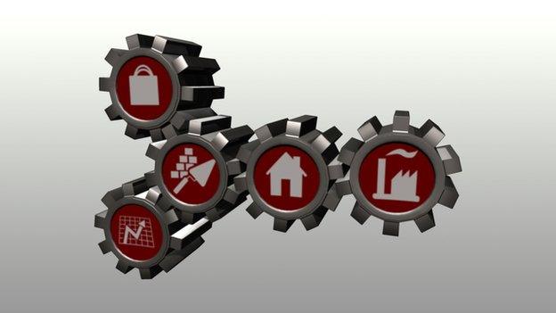 Graphic of cogs