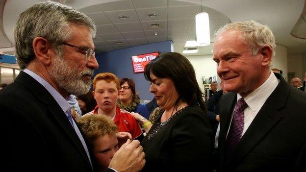 Gerry Adams and Martin McGuinness