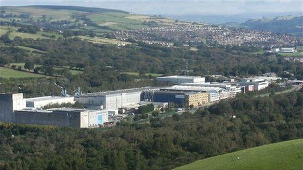 Safle GE Aviation Wales, Nantgarw