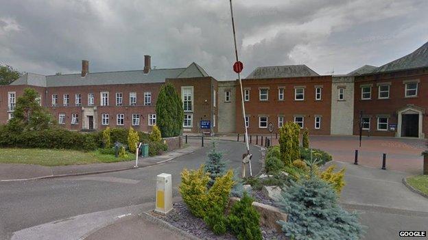 The current Devon and Cornwall Police headquarters at Middlemoor