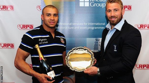 Jonathan Joseph and Chris Robshaw