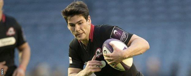 Edinburgh scrum-half Sam Hidalgo-Clyne