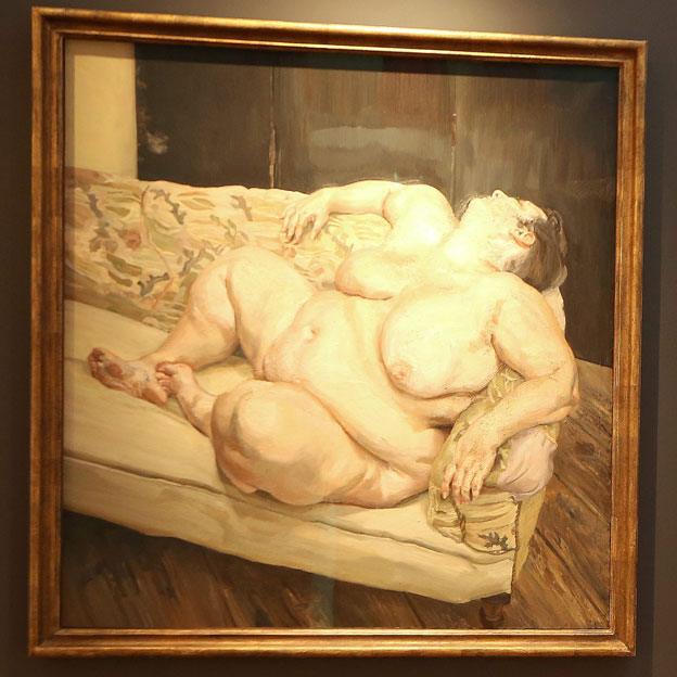 Benefits Supervisor Resting by Lucian Freud