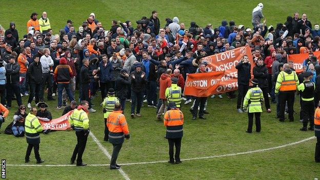 Blackpool fans