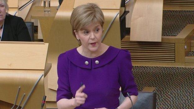 First Minister Nicola Sturgeon