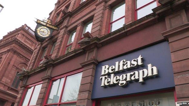 Belfast Telegraph headquarters in Belfast